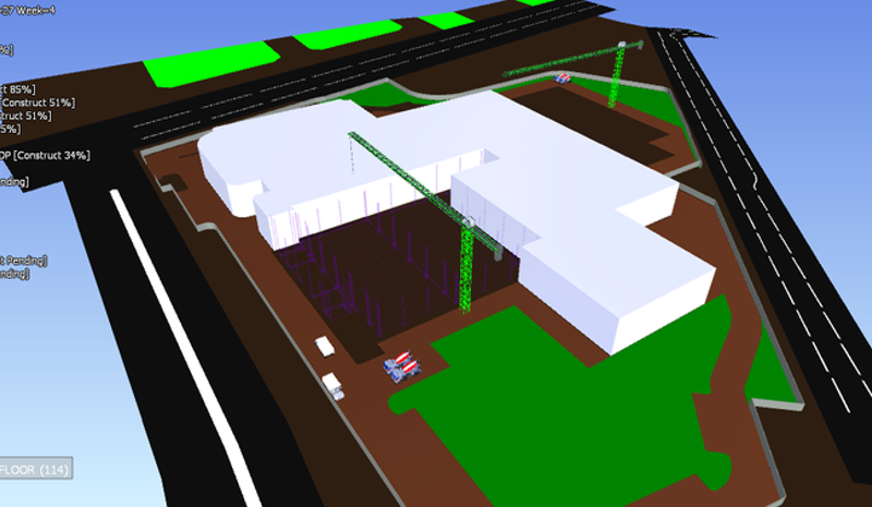 4D Construction Simulation